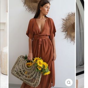 THE MELODY MAXI DRESS | CINNAMON